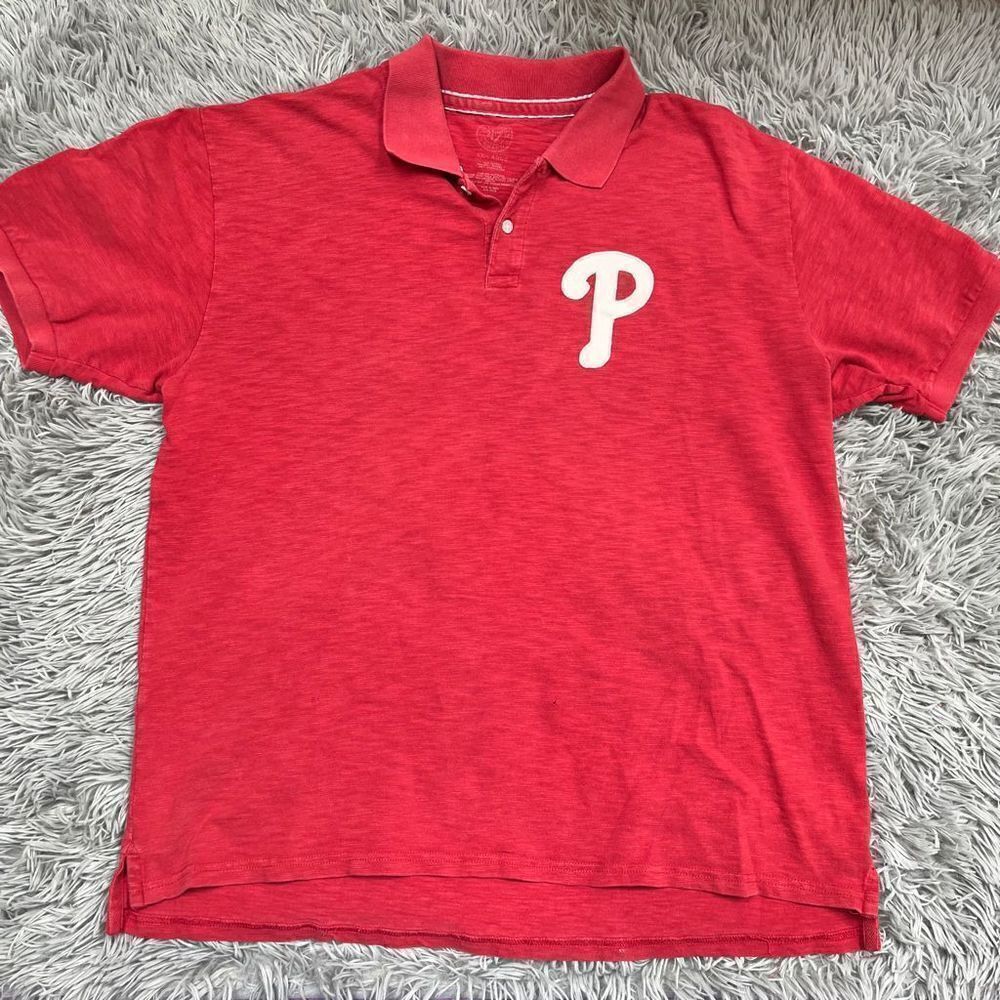 47’ Brand Phillies Polo Shirt, Size XXL